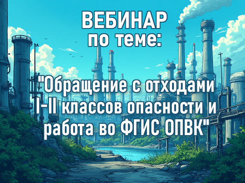 Обучающий вебинар для юридических лиц и индивидуальных предпринимателей, осуществляющих сбор и накопление   отходов I и II классов опасности у физических лиц.