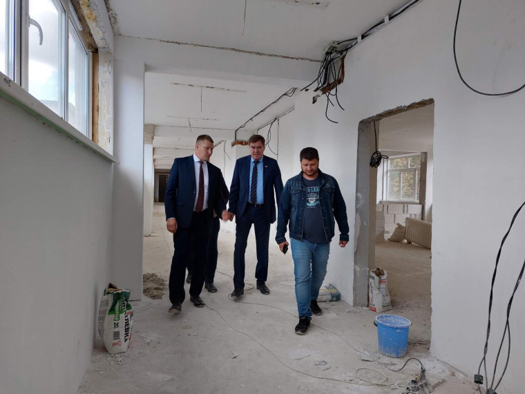 Важные новости о ходе ремонта Тарусской средней школы № 2.